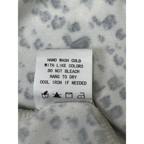 NEW Melloday Womens L Blouse top Black White Gray Stretch Zip Back Short Sleeves - Picture 8 of 10